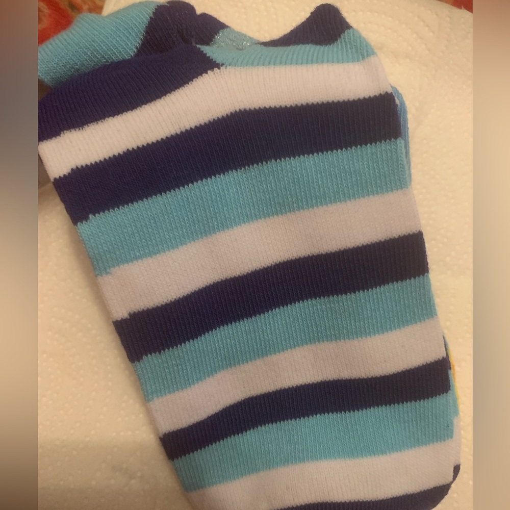 Men’s Blue and  White striped Hanukkah Socks NEW NWT